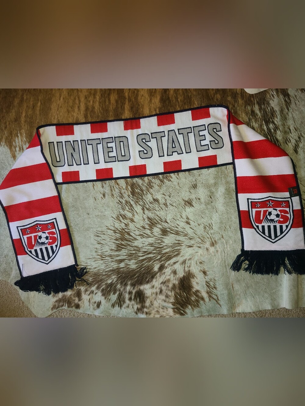 US SOCCER SCARF